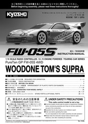 Kyosho WOODONE TOM'S SUPRA PureTen GP FW-05S 4WD Instruction Manual