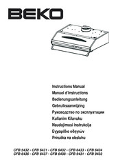 Beko CFB 5432 Instruction Manual