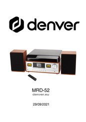 Denver MRD-52LW Manual