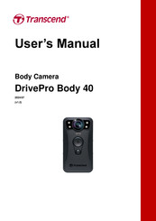Transcend DrivePro Body 40 User Manual