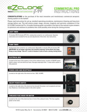 EZ-CLONE COMMERCIAL PRO Instructions Manual