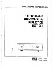 HP 85044A Operating And Service Manual