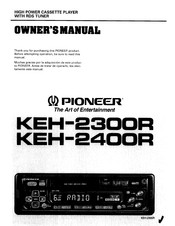 Pioneer KEH-2400R Owner's Manual