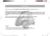 Kioti K9 2400F Manual