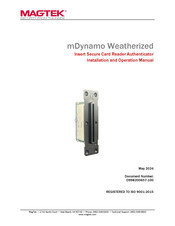 Magtek mDynamo Weatherized Installation And Operation Manual