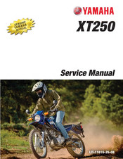 Yamaha XT-250 2012 Service Manual
