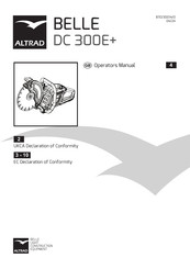Altrad Belle DC 300E+ Operator's Manual
