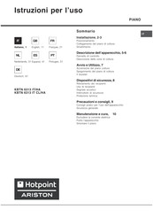 Hotpoint Ariston KBTN 6313 IT CL/HA Operating Instructions Manual