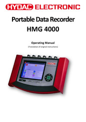 HYDAC ELECTRONIC HMG 4000-000-F Operating Manual