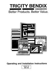 Tricity Bendix AW 410 Operating And Installation Instructions