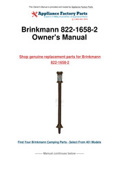 Brinkmann SOLAR MAX MAIN STREET Solar Renaissance II Assembly And Operating Instructions Manual