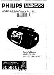 Philips AZ1518 Owner's Manual