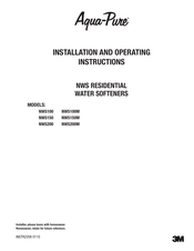 3M Aqua-Pure NWS Series Installation And Operating Instructions Manual