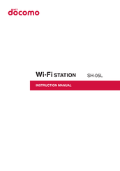 NTT docomo SH-05L Instruction Manual