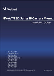 GeoVision GV-EBD2705 Installation Manual
