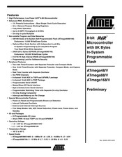 Atmel ATMEGA48V-10PJ Preliminary