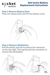 Socket 800 SERIES Replacement Instructions Manual