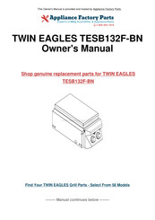 Twin Eagles TESB132F-BN Installation, Use And Care Manual