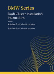SHZSR E70 X5 2007-2014 Installation Instructions Manual