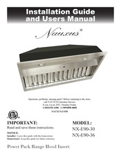 Akicon Nauxus NX-E90-36 Installation Manual And User's Manual