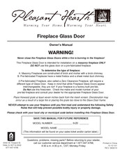 GHP Group pleasant hearth FL-5801 Owner's Manual