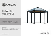 Palram CANOPIA Roma 12x14/3.6x4 How To Assemble