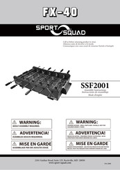 Sport Squad FX-40 Assembly Instructions Manual