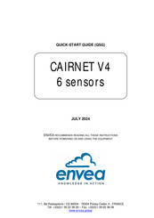 envea CAIRNET V4 Quick Start Manual