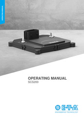 eta SCS200-SC08 Series Operating Manual