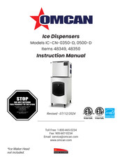 Omcan IC-CN-0500-D Instruction Manual