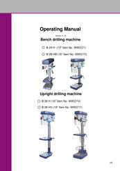 CH Hanson B 28 HB Operating Manual