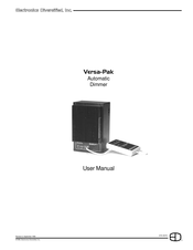 Electronics Diversified Versa-Pak Auto-Dim User Manual