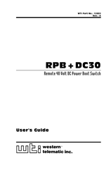 WTI RPB+DC30 User Manual