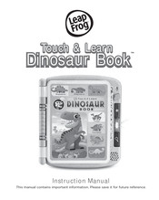 LeapFrog Touch & Learn Dinosaur Book Instruction Manual