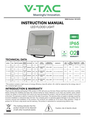 V-TAC VT-4456 Instruction Manual