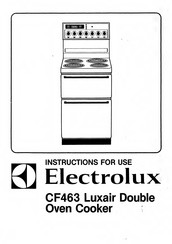 Electrolux CF463 Instructions For Use Manual