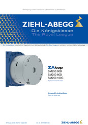 ZIEHL-ABEGG ZAtop SM250.100C Assembly Instructions Manual