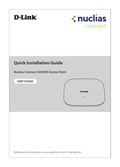 D-Link DAP-X3060 Quick Installation Manual