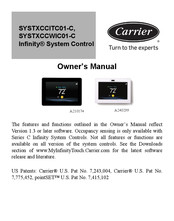 Carrier Infinity SYSTXCCWIC01-C Owner's Manual