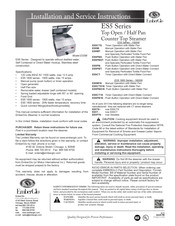 EmberGlo ES5PB18 Installation And Service Instructions Manual