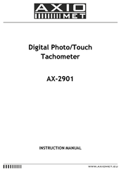 Axio MET AX-2901 Instruction Manual