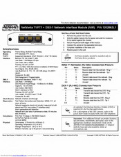 ADTRAN 1202863L1 Quick Start Manual