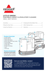 Bissell LITTLE GREEN Max Pet 3860F Manual