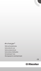 Riester 10705 Instructions For Use Manual