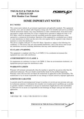 POSIFLEX LM-5116P User Manual