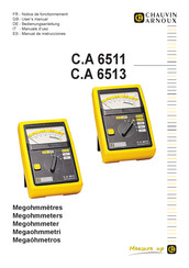 Chauvin Arnoux C.A 6513 User Manual