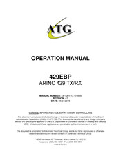ATG 429EBP Operation Manual