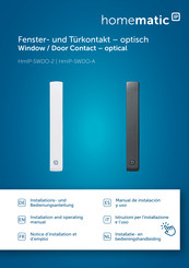 Homematic IP HmIP-SWDO-2 Installation And Operating Manual