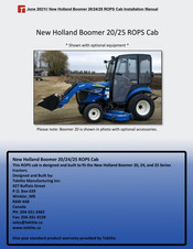 New Holland Boomer 25 Installation Manual
