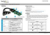 StarTech.com PEX4S232485 Quick Start Manual